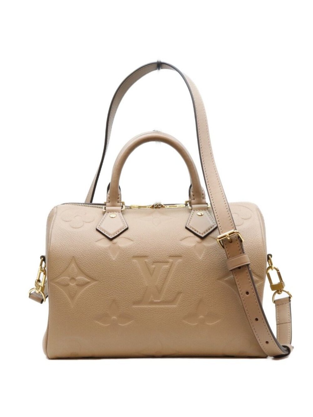 Louis Vuitton Empreinte Tourterelle Speedy Bandouliere 25 Boston Bag